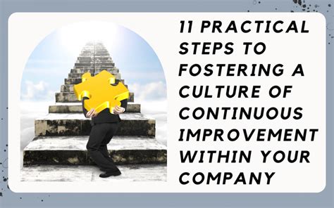 Foster a Culture of Continuous Improvement